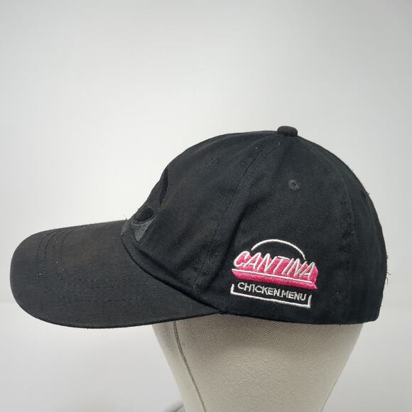 Taco Bell Est. 1962 Cantina Chicken Menu Slideback Baseball Cap Black One Size - Picture 3 of 9